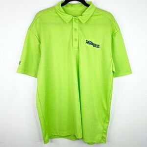 Port Authority Fitzgerald Green Golf Polo Shirt Size Large L Mens